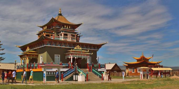 Hvad skal man se i Rusland: Ivilginski tempel (Buryatia)