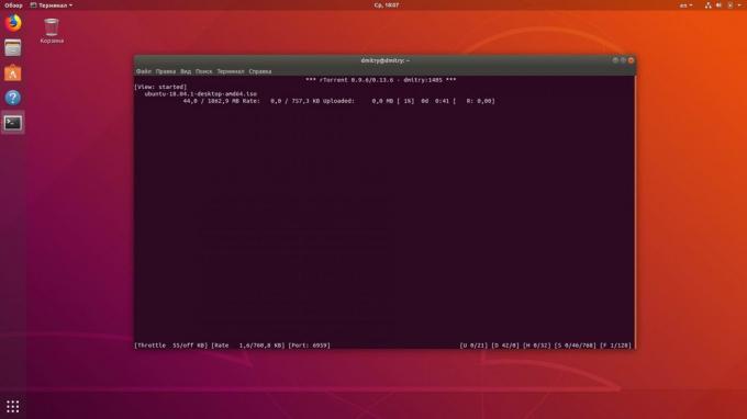 Linux terminal giver dig mulighed for at downloade torrents