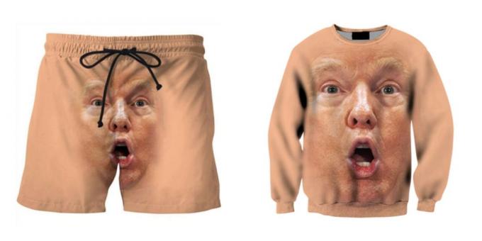 Tøj med præsidentens print