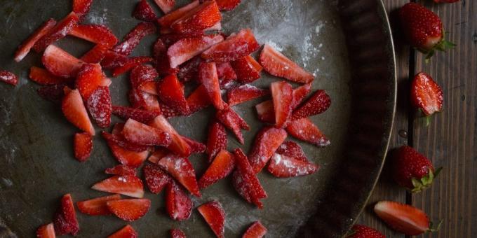 chimichanga: jordbær
