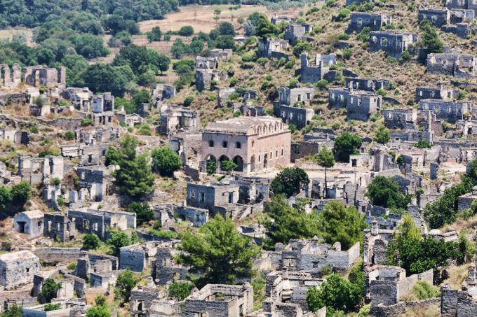 Kayaköy beskyttet af UNESCO