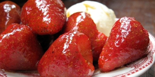 Opskrifter med jordbær: Glaseret Strawberry