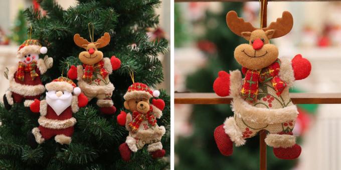 Jul legetøj med AliExpress: tal om juletræet
