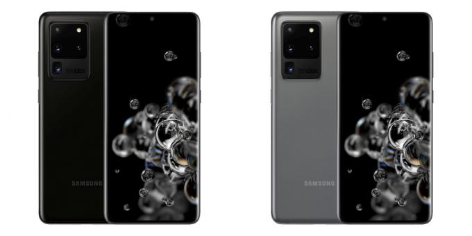 smartphones med et godt kamera: Samsung Galaxy S20 Ultra