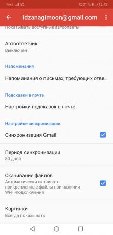 Gmail: Aktiver autosvar