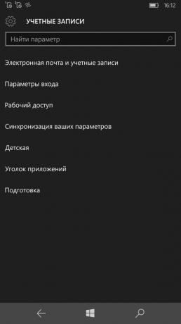 Lumia 950 XL: konti