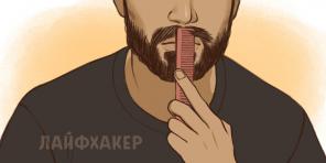 Sådan trimme overskæg