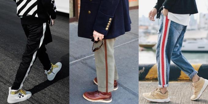 De mest fashionable mænds bukser: Bukser med striber