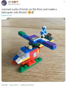 Brickit scanner Lego og viser, hvad der kan samles