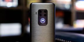 Motorola introducerede One zoom med den glødende logo