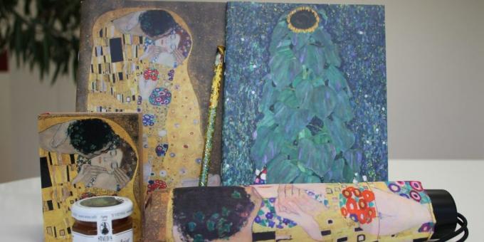 Souvenir med Klimts arbejde