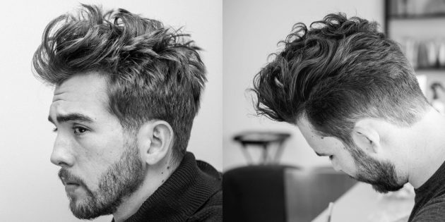 Trendy mænds haircuts for klassikere fans: anderkat