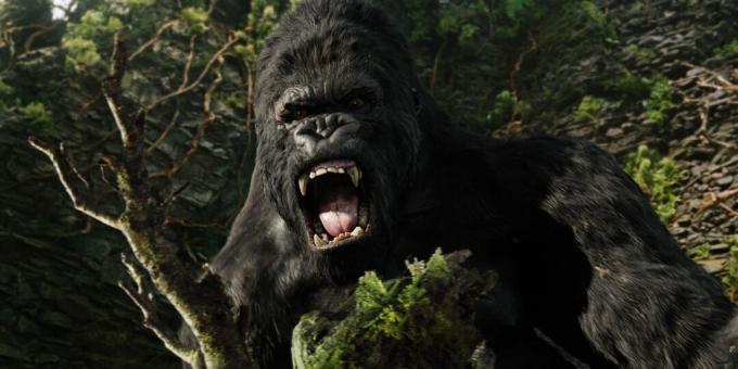 Stadig fra filmen om junglen "King Kong"
