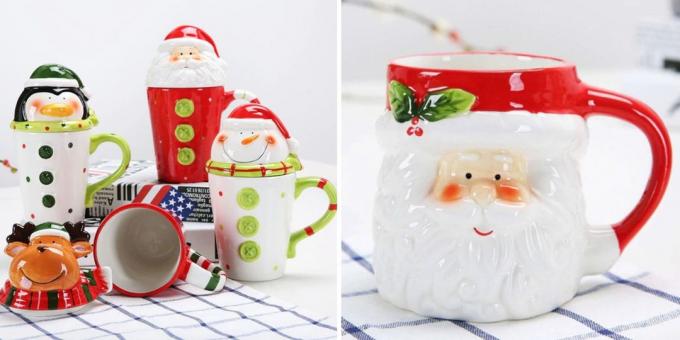 Produkter med AliExpress, hvilket vil medvirke til at skabe en julestemning: Mug