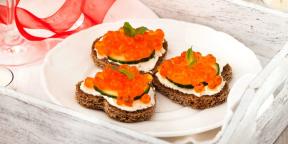 9 lækre sandwich med rød kaviar