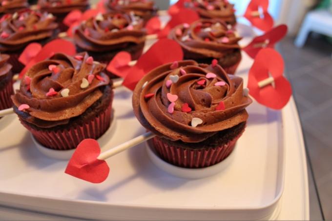 Gaver til Valentinsdag: cupcakes