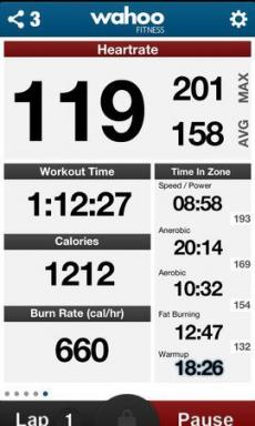 Wahoo Fitness til iPhone - du kan udgive træning RunKeeper, Nike +, Strava, Dropbox og andre tjenester