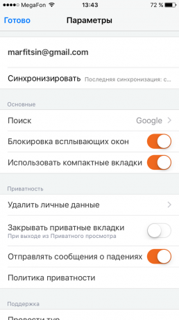 Firefox til iOS
