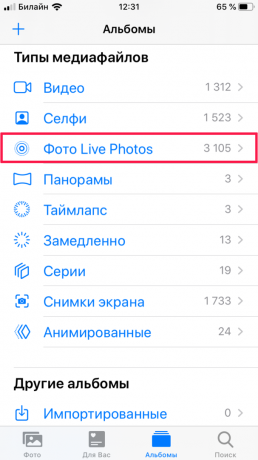 Livet hacking: i iOS 13 kan samle et par Live Billeder i en video