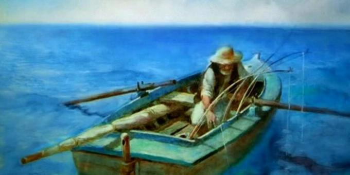 Bedste russiske tegnefilm: " Den gamle mand og havet"