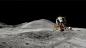 Gendannede fotos af Apollo -månens missioner