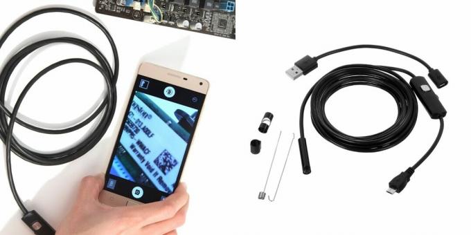 usædvanlige gadgets: Kerui USB-endoskop