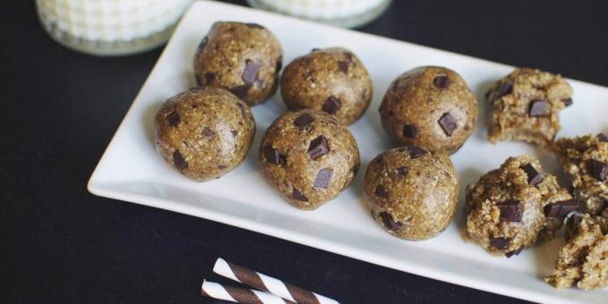 Hurtige chokolade chip cookies