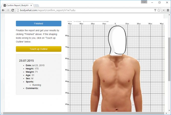 Den virtuelle krop model BodyWHAT