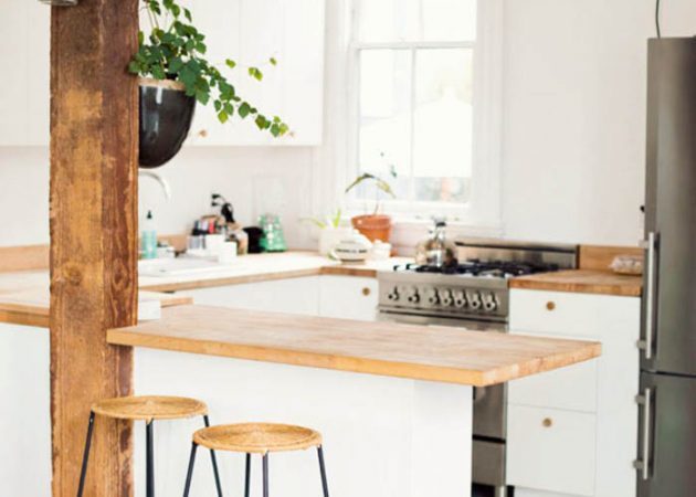 Lille køkken design: møbler billeder