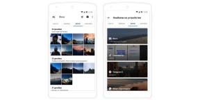 I "Yandex. Drive "til Android er blevet lettere at arbejde med fotos og videoer