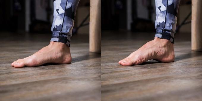 Øvelser for flade fødder: Kombinerer tre punkter