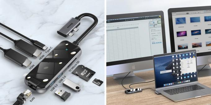 AliExpress-udsalg: Baseus USB-hub