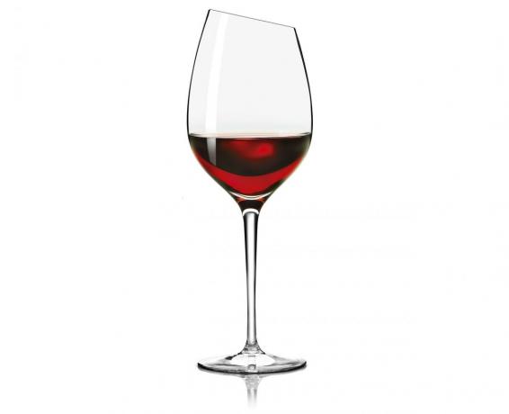 Et glas rødvin Syrah