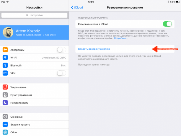 iPad Salg: Sådan backup til iCloud