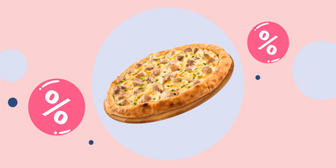 Kampagnekoder til levering af mad inden 8. marts: fire pizzaer med en diameter på 30 cm til 1.290 rubler i FoodBand
