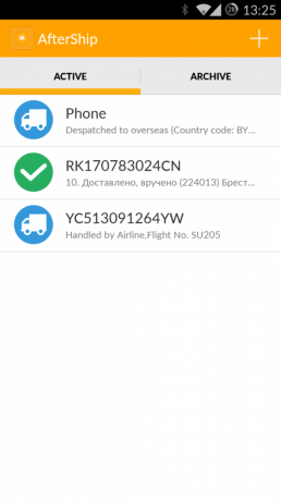Sporing postforsendelser med AfterShip til Android
