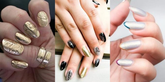 Fashion Nails 2019: Metallic