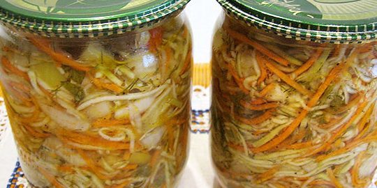 Squash til vinteren: Salat med zucchini i koreansk