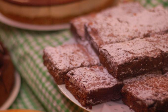 Brownie med avocado