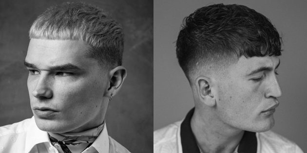 Trendy mænds haircuts for klassikere fans: afgrøde