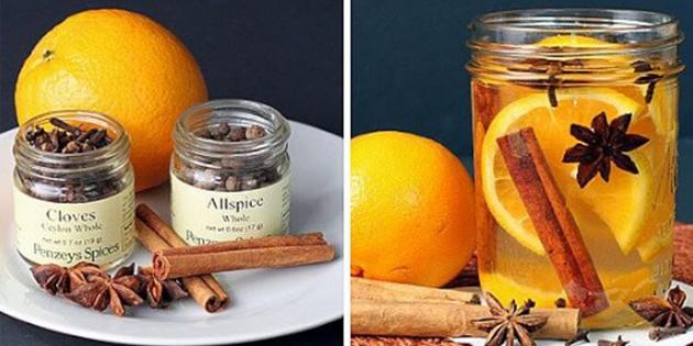 naturlige smagsstoffer til hjemmet: Smagen af ​​orange, kanel, nelliker og anis