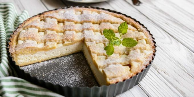 Crostata med ricotta