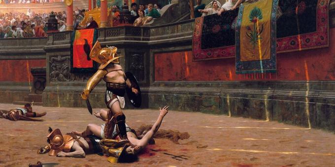 Myter om den antikke verden: gladiatorer kæmpede altid til døden