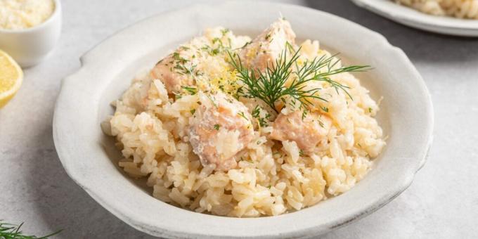 Risotto med laks