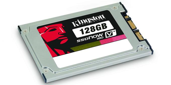 Hvad er den bedste SSD: Kompakt drev Kingston SSDNow V + 180 i form faktor 1,8 "
