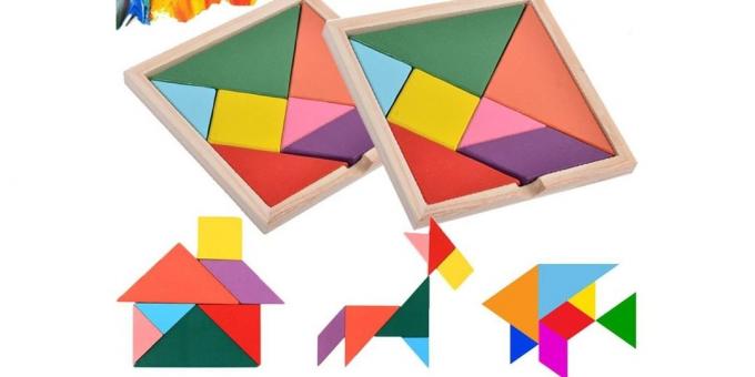 Pædagogiske spil til børn 6 år: tangram
