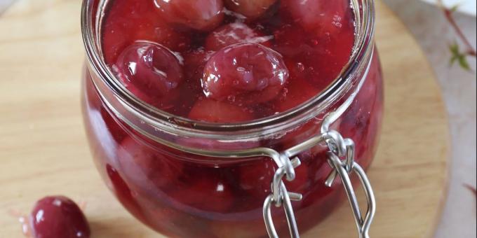 Grape marmelade med mynte og lime