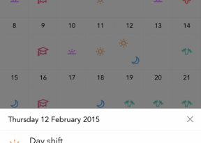 Forskydninger til iOS - en kalender, der er nyttige for dem, der arbejder i skiftehold