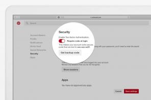 Sådan aktiverer to-faktor-autentificering i Pinterest