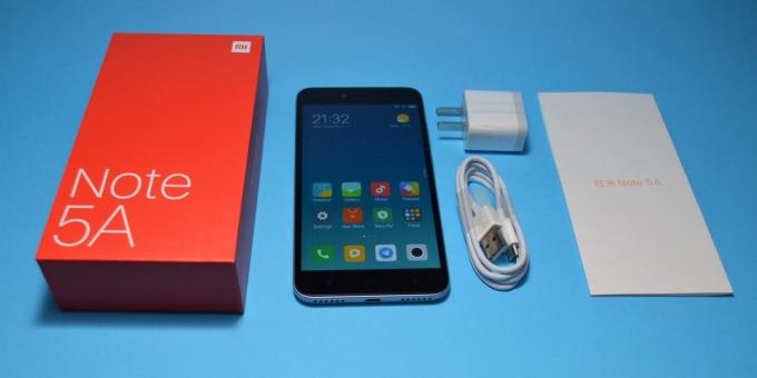 Xiaomi redmi Bemærk 5a: udstyr